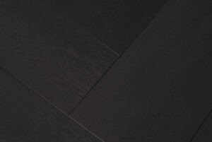 white label xl visgraat pvc zwart eiken detail